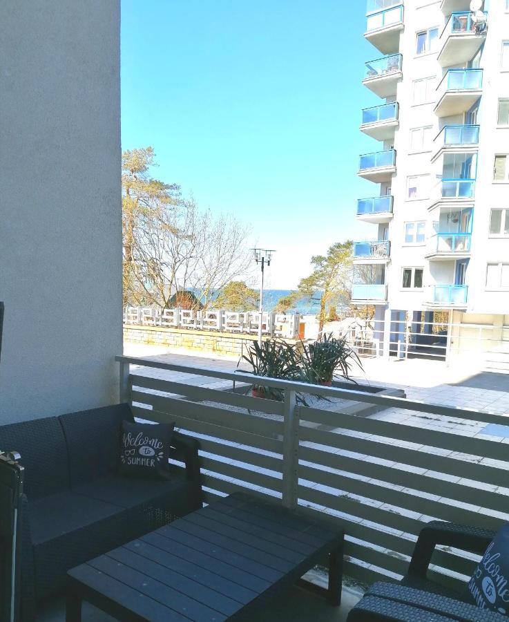 STRANDIDYLLE Apartment mit Meerblick und Kamin Misdroy Exterior foto