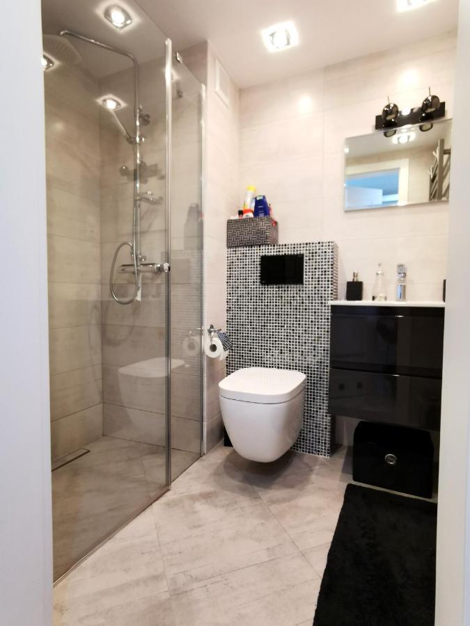 STRANDIDYLLE Apartment mit Meerblick und Kamin Misdroy Exterior foto